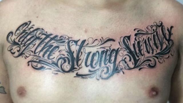 20 Only The Strong Survive Quote Tattoo Design Ideas  EntertainmentMesh