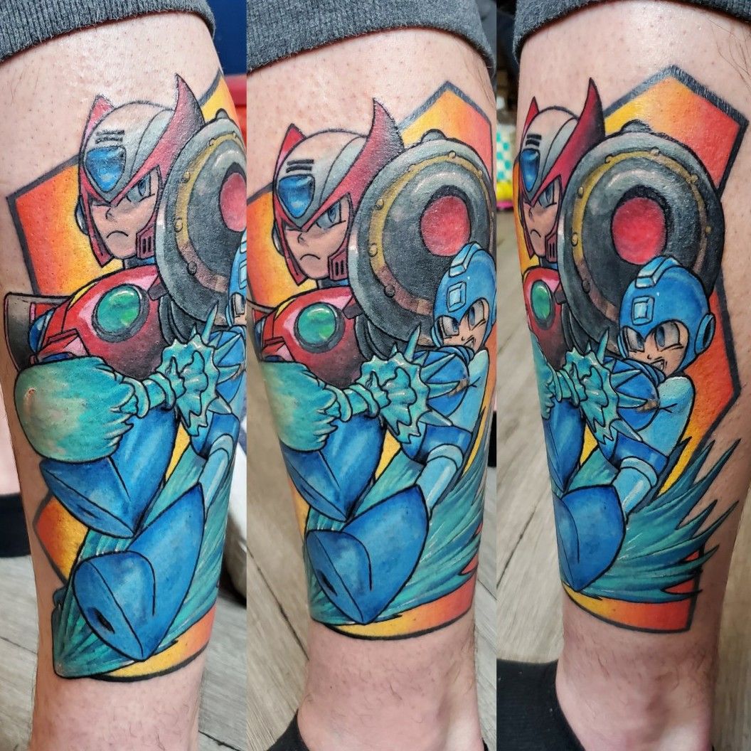 SmollDevArt on Twitter Got my Mega Man X tattoo today Ive missed  getting tattoos xD This was done by the talented EllieDsTattoos over on  Instagram  megaman megamanx zero reploid gametattoo  httpstcoUhOkrPvRUp 
