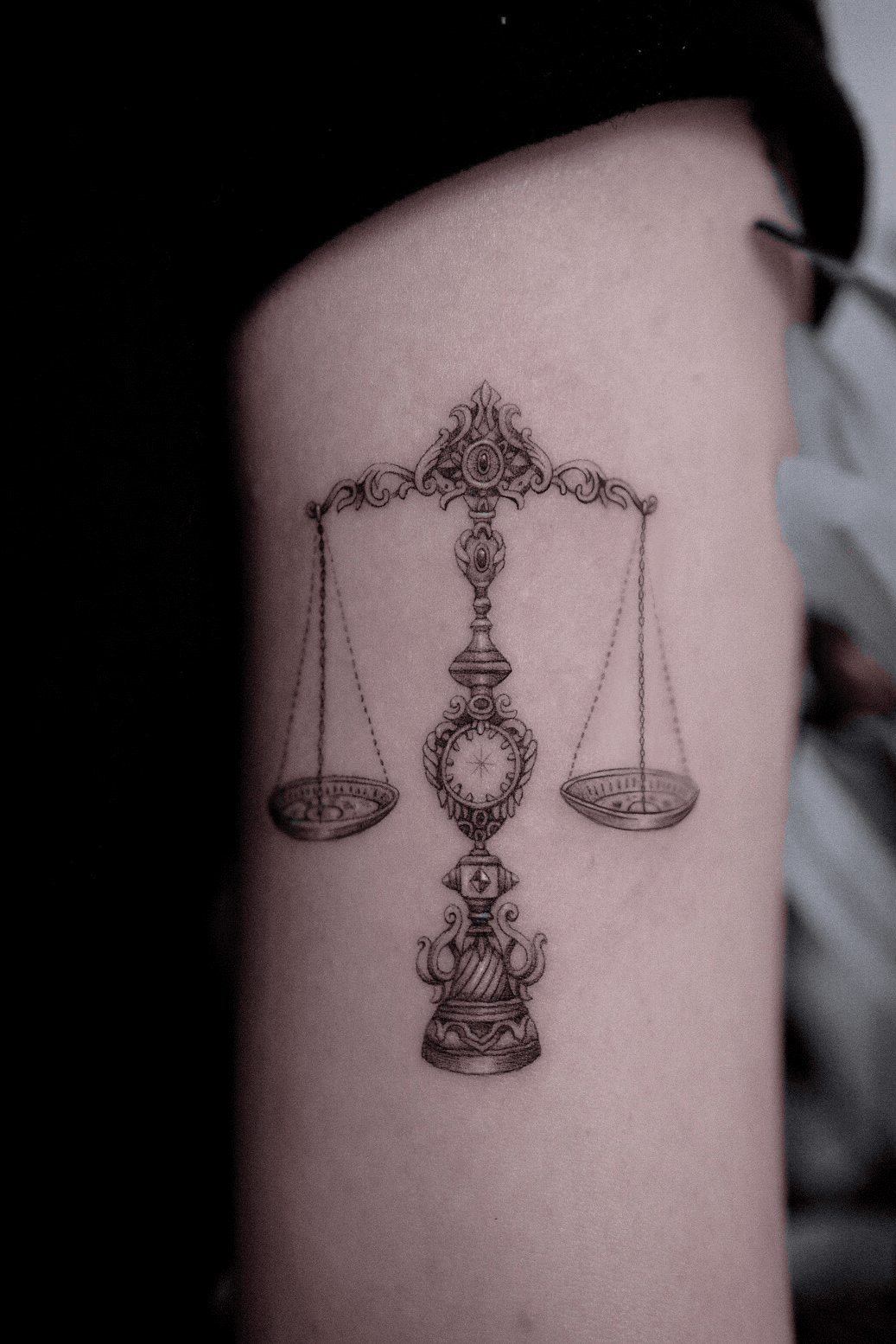 balance scale tattoos