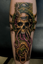 Tattoo by Floyd Varesi #warhammer40k #chaos 