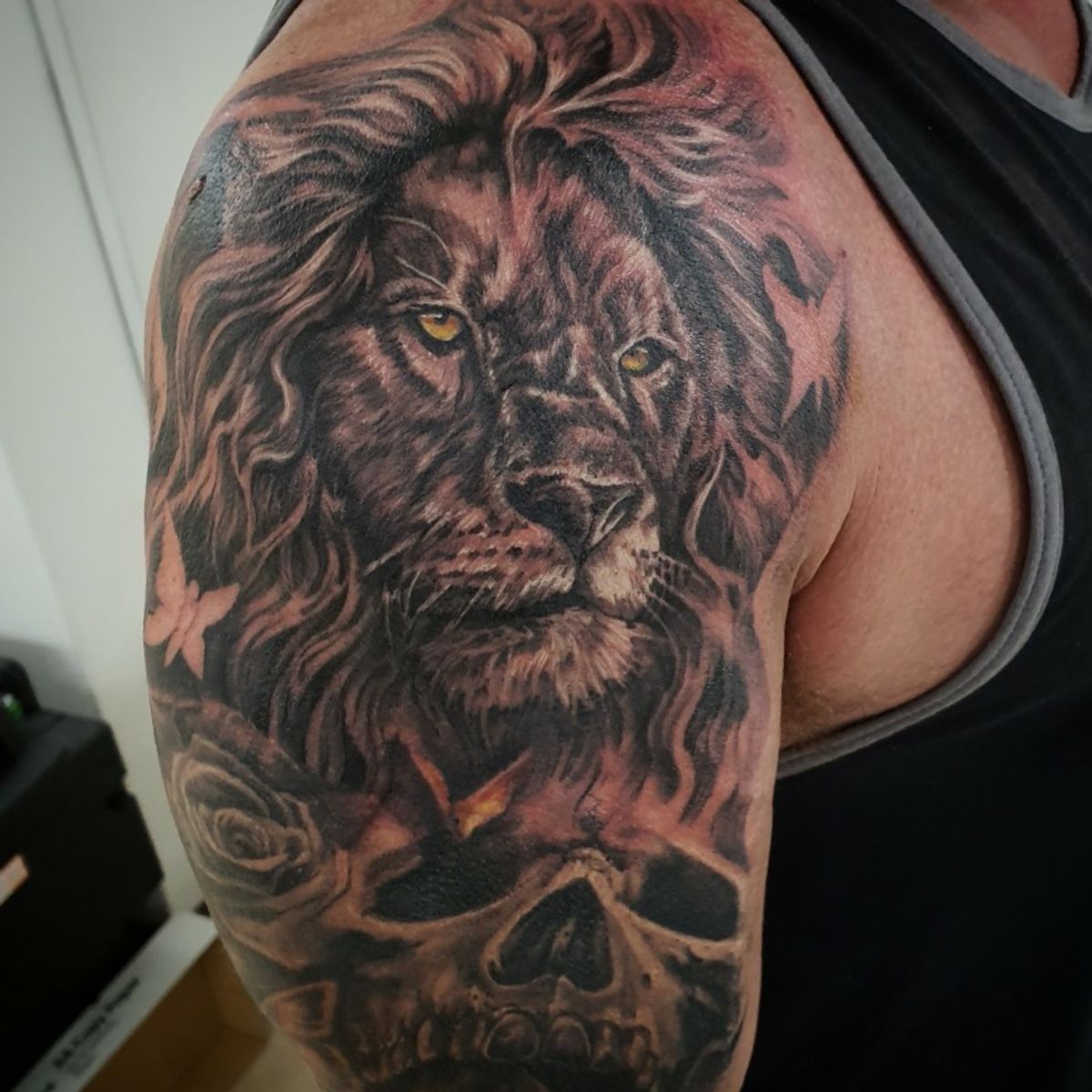 Tattoo Uploaded By Daniel Halabe Lion Tattoo Tattoodo