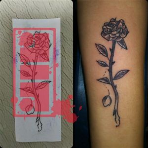Rose petals piece on forearm...Thanks for looking. 60 dollar December special. #forearmtattoo #rosetattoo #designer #customdesign #byjncustoms 