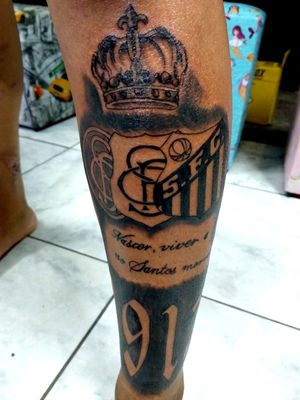 Santos Futebol Clube #ink #013 #tattooink #tattoo #santostattoo #santoscity 