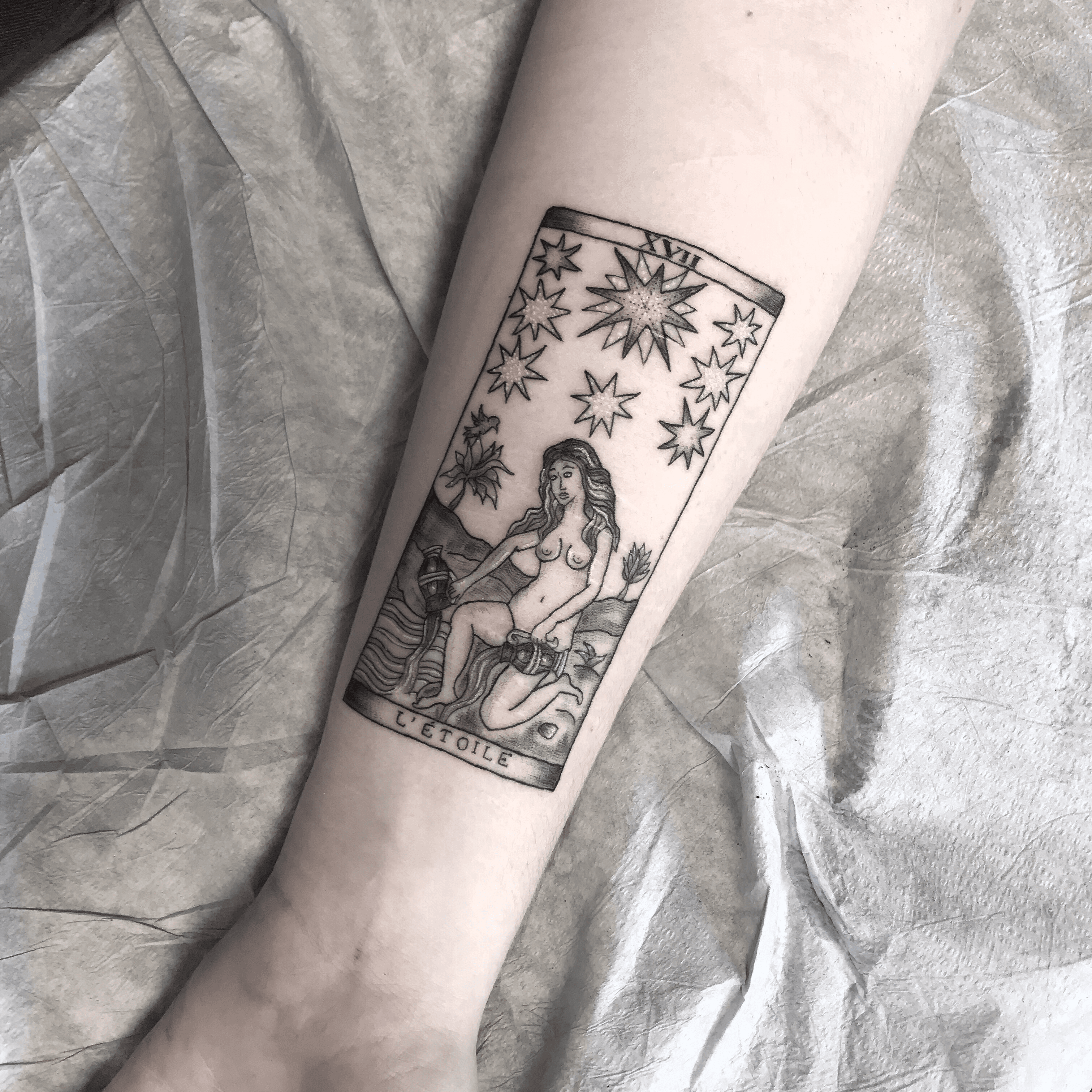 The Strength Tarot Card done by Cello  Sacred Skin West Allis WI  r tattoos
