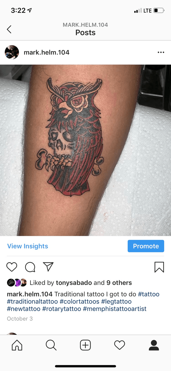 Tattoo from Mark Helm