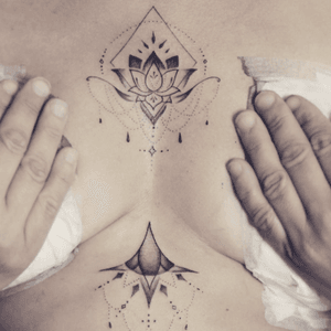 Ornamental linework lotus tattoo - Tattoo Chiang Mai    #inkedmag #tattooistartmag #ornamental #dotwork #dotworktattoo #linework #lotus #inkstinctsubmission #Tattoodo #tattooist #inkstagram #tattoolife #ChiangMai #tattoostudiochiangmai #tattoochiangmai 