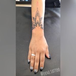 Mehndi brazalete tatuaje tattoo half mandala