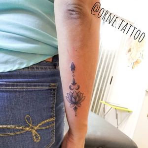 Lotus tattoo flower 