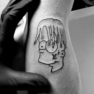 Bart Simpson tattoos 