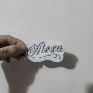 Diseño de Tatuaje Lettering "Alexa"