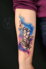 #tattoo #tattooed #polandtattoos #tattooedukraine #victoriadenske #wroclawtattoo #tatt #tattooart #tattoodo #instatattoo #instaart #ink #inked #amazingink #spacetattoo #astronaut #wctattoos #inkstinktsubmission #watercolortattoo #colortattoo #graphictattoo #lineweork #sleevetattoo #blackink