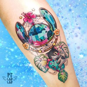 .⛱🏝💙💙💙💙💙🏝⛱..STITCH SUMMER DREAM. CATCHER WITH DIAMOND.🐈💎💎💎💎 💎 💎💎🐈...I put some summer beach ideas in this dreams catcher!🏝⛱The leave with the web looks so cool!! I love this tattoo so much. Thanks for supporting my ideas. 😭 I have so many creativities that I want to share with all of you.  If you trust me 100%, please tell me! “Do everything you want, just do it!” I’ll be so glad to heard that. 🥺💕.♡ DROP A MESSAGE FOR GETTING A TATTOO ♡♡ PI LANLAN KAWAII SPARKLE STYLE ♡#plinthspace #anime #animegirl #animeink #animemasterink #animefanarts #animefanart #animetattoo #animetattoos #epic #epicink #gamerink #gamertattoo #supercutetattoos #otaku #otakutattoo #manga #mangacosplay #mangatattoo #otakugirl #kawaiitattoos #kawaii #stitch #stitchtattoo #dreamcatchertattoo #dreamcatcher