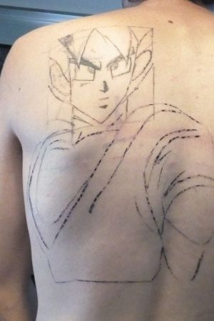 Kakarot,done this with a badly broken hand