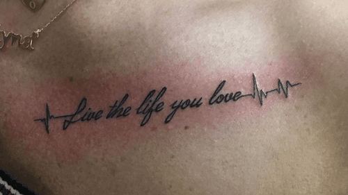 Tattoo Uploaded By Karrolinakot Live The Life You Love Tattoodo