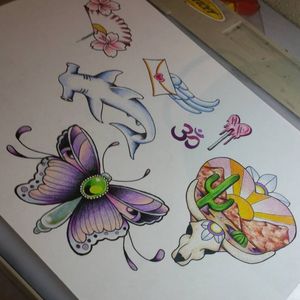 Some of my tattoo flash / designs 