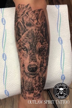 Wolf tattoo