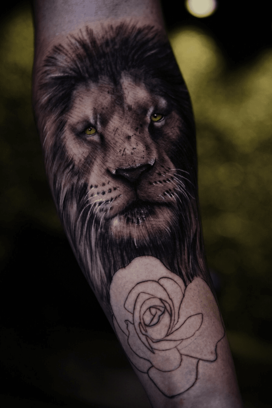 Bloody Lion Tattoo by Jamie Lee Parker TattooNOW