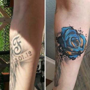 Coverup Colorful Rose Early work