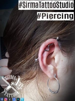 Industrial Piercing#Piercing #PiercingStudio #Nafplio #SirmaTattooStudio #Piercings #IndustrialPiercing #BodyPiercing #PiercingDay #ProfessionalBodyPiercing #BodyPiercings #ProfessionalBodyPiercingStudio