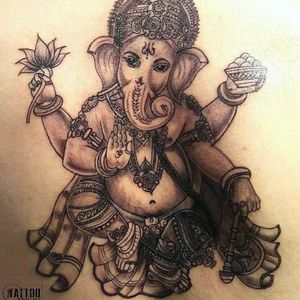 ganesha tattoo by Rajveer singh #inkridertattoo#inkridertattoostudio#udaipurtattoo#tattooartistinudaipur#rajveersingh
