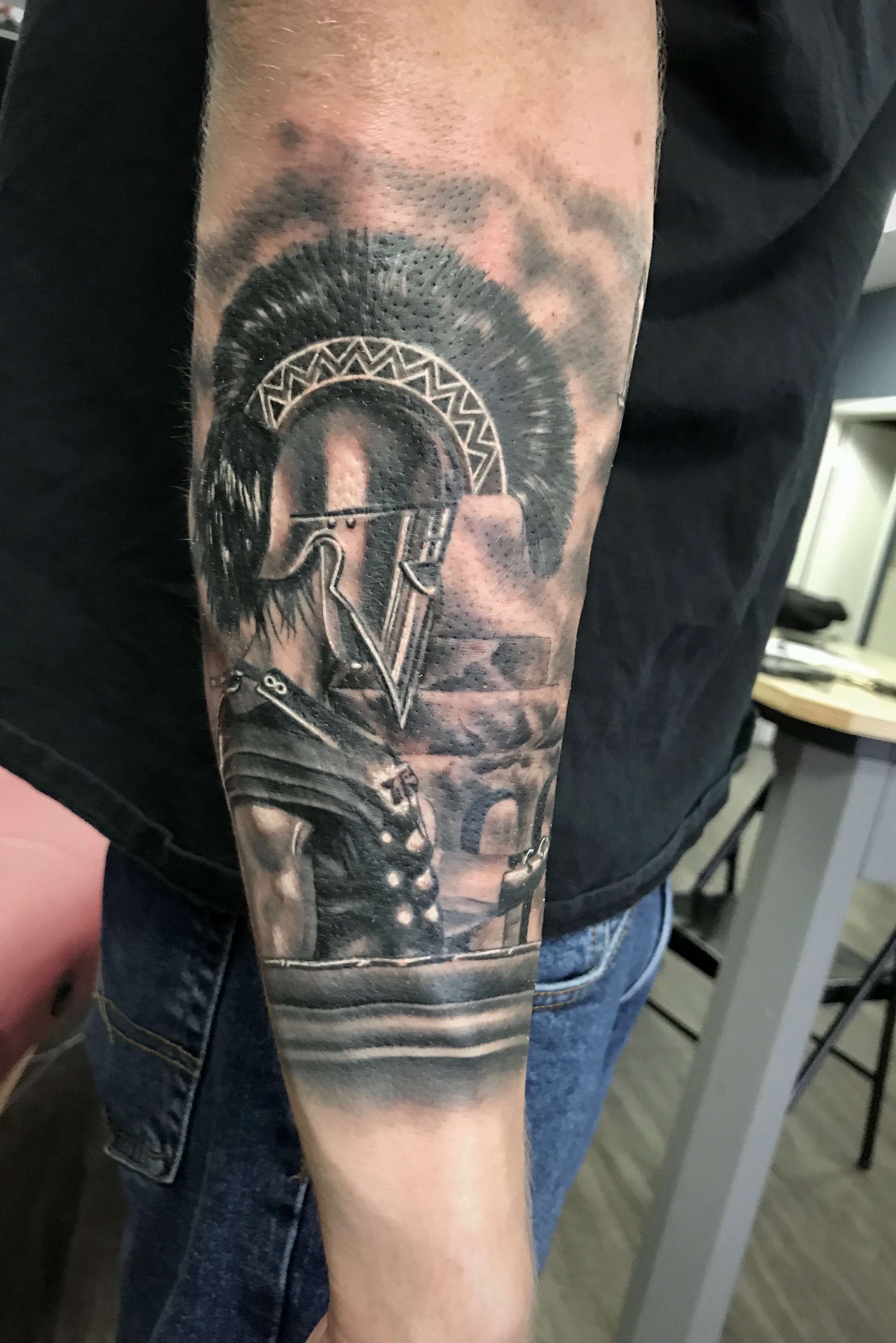 Spartan warrior tattoos