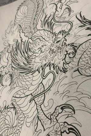 Tattoo uploaded by Eddie Ha • Custom dragon flash any location on ...