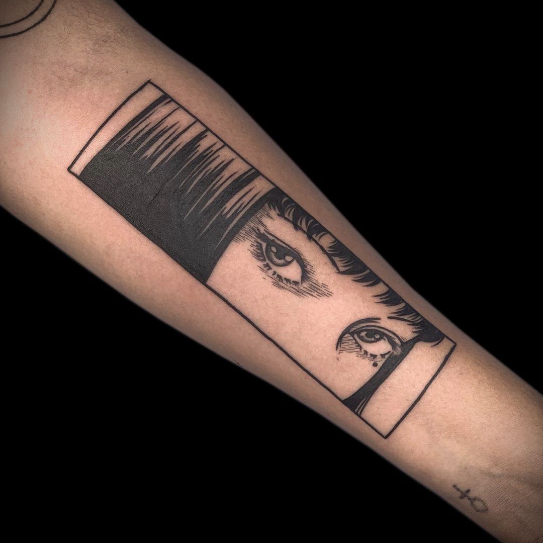 Small Forearm Anime tattoo at theYoucom