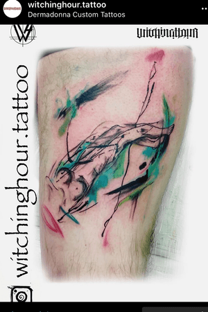 Abstract tattoo #abstract #avantgardetattoo #tattoo #amsterdam #arddoko