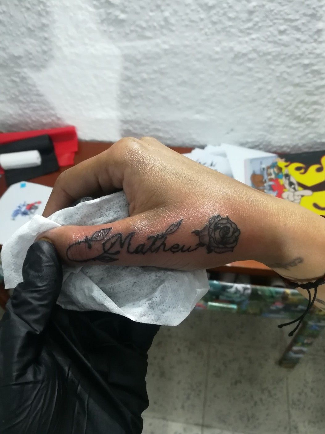Tattoo uploaded by Fernanda Galvis  James got his fiancés name tattooed   Tattoodo