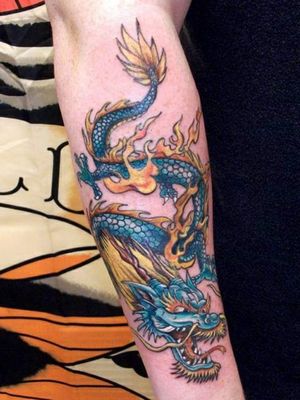 Japanese dragon tattoo #japanesetattoo #dragontattoo #tatted 