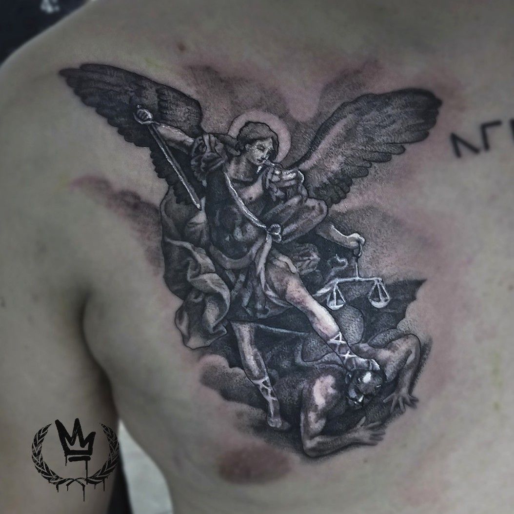 Spiritual Catholic Christian Sleeve Tattoo Designs on Stylevore