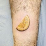 Slice of lemon tattoo #lemon #sliceof lemon #hull #hulltattoostudio 
