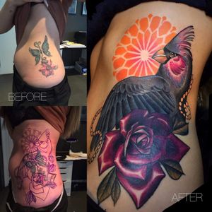 Cover up by Stacy at High Fever Tattoo Oslo 