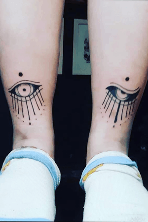 Eyes tattoo for her_ 2 hours working