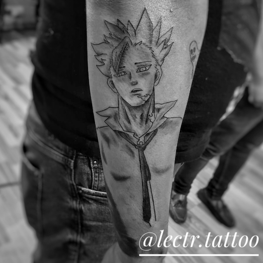 cattlynnrose on Twitter Ban from the seven deadly sins I got to tattoo  during my guest spot  anime animetattoos httpstcofXi41swux7   Twitter