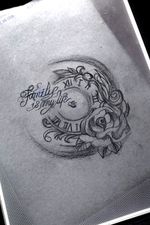 #uhr #rose #tattoo #artist #follow #followforfollower# #nadel#frau#inked #tattoodo #tattoodoambassasor #artist #inkedwoman #inkspector #blackandgrey #Buchstaben#liebe#love 