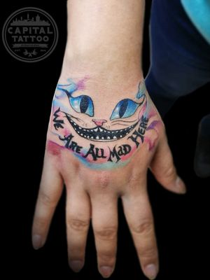 "WE ARE ALL MAD HERE"🐱
#tatuaje realizado por SRZURDOTattoosshh
.
.
.
.
.
#capitaltattoomexico #fuckingvida #ink #inked #tattooed #tattooartist #tattooart #tattoolife #inkedup #inkedgirls #girlswithtattoos #instatattoo #bodyart #tattooist #tattooing #tattooedgirls #blackwork #chesire #cat #gato #color #alicia #wonderland #maravilla