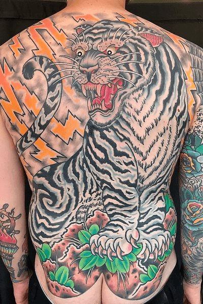 Japanese tiger backpiece 