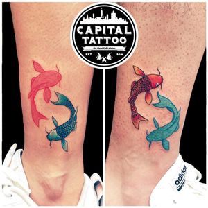 #tattoo en pareja 😉 tenemos citas disponibles, obtén un tatuaje de calidad y presúmelo con todos tus amigos 😎👌
Realizado por Rich Tatto Aguirre
.
.
.
.
.
#capitaltattoomexico #fuckingvida #ink #inked #tattooed #tattooartist #tattooart #tattoolife #inkedup #inkedgirls #girlswithtattoos #instatattoo #bodyart #tattooist #tattooing #tattooedgirls #blackwork #peces #koi #japan #yin #yang