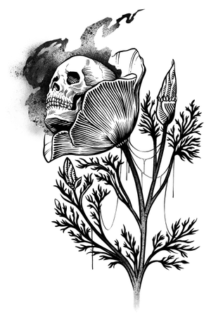 Skull flower