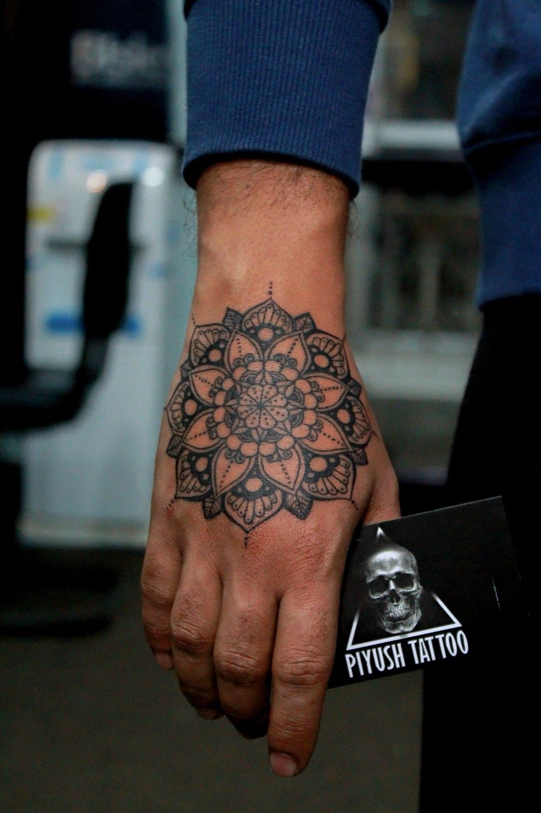 Henna Back Hand Tattoo Designs Stock Photo 1507223645  Shutterstock