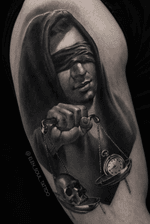 The justice is a man #blackandgray #justice #moscow #tattoomsk