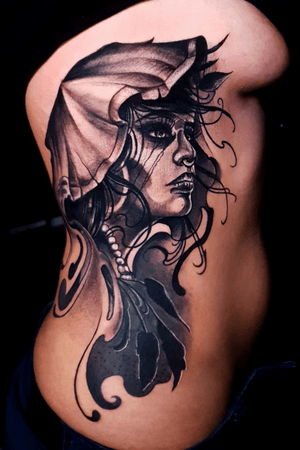 Neo traditional tattoo by Costi