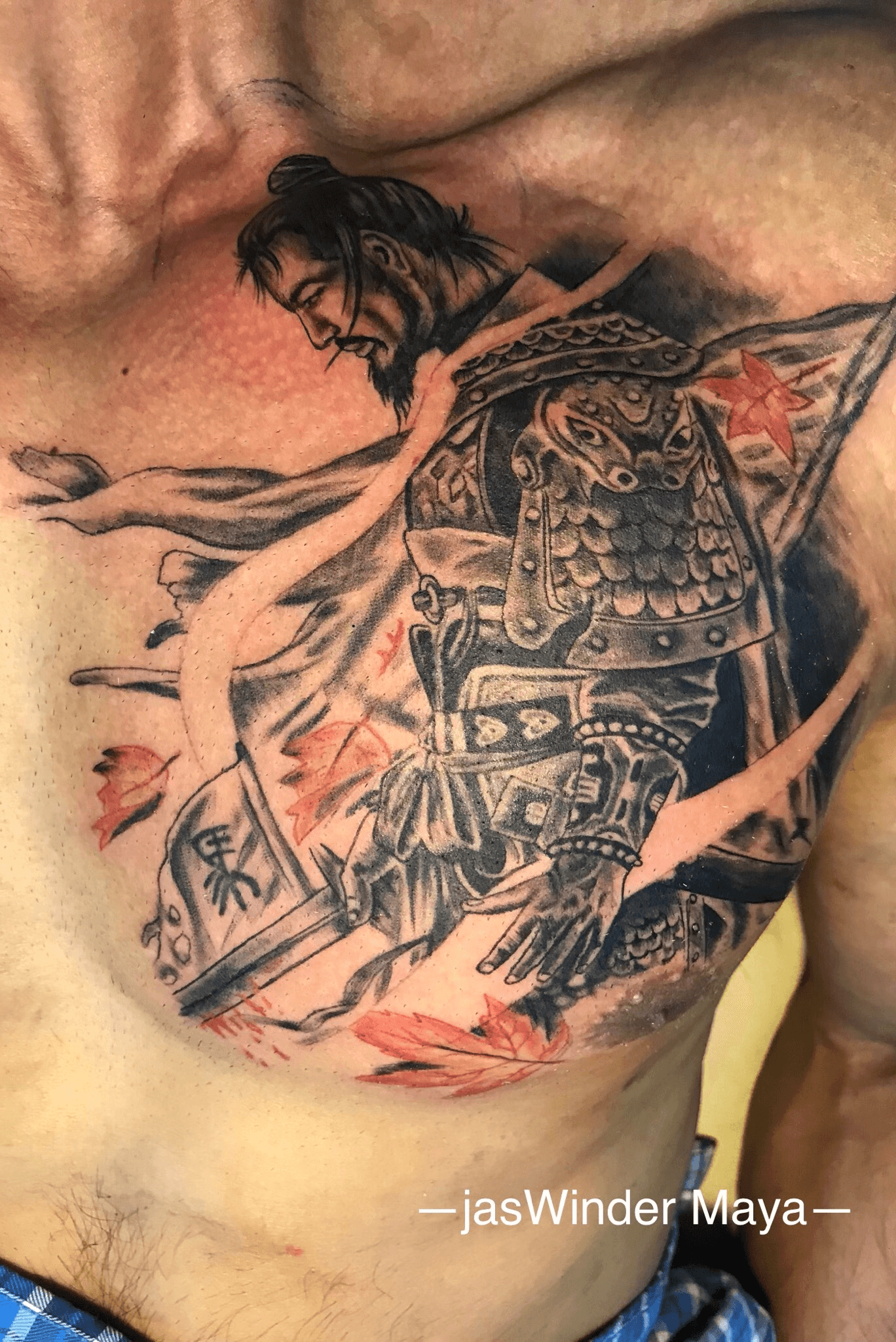 mayan warrior arm tattoos