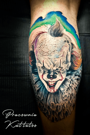 Clown tattoo / Klaun tatuaż Szczecinek