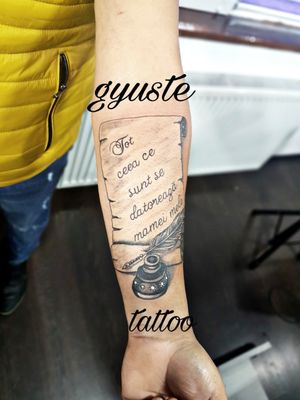 Tattoo by Gyuste tattoo
