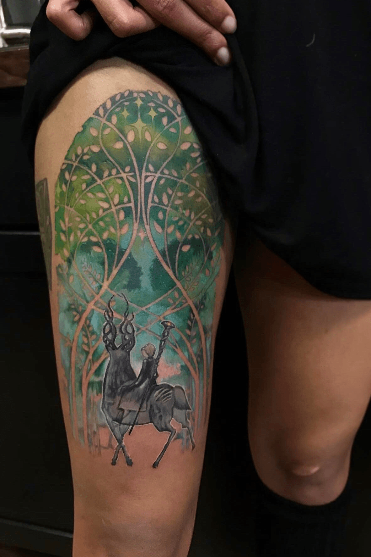 Johanna Basford  Sandras Enchanted Forest tattoo  Facebook