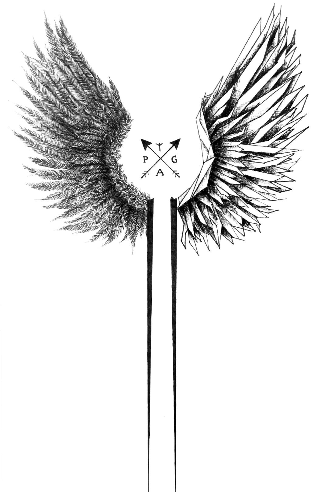 valkyrie wing tattoo designs