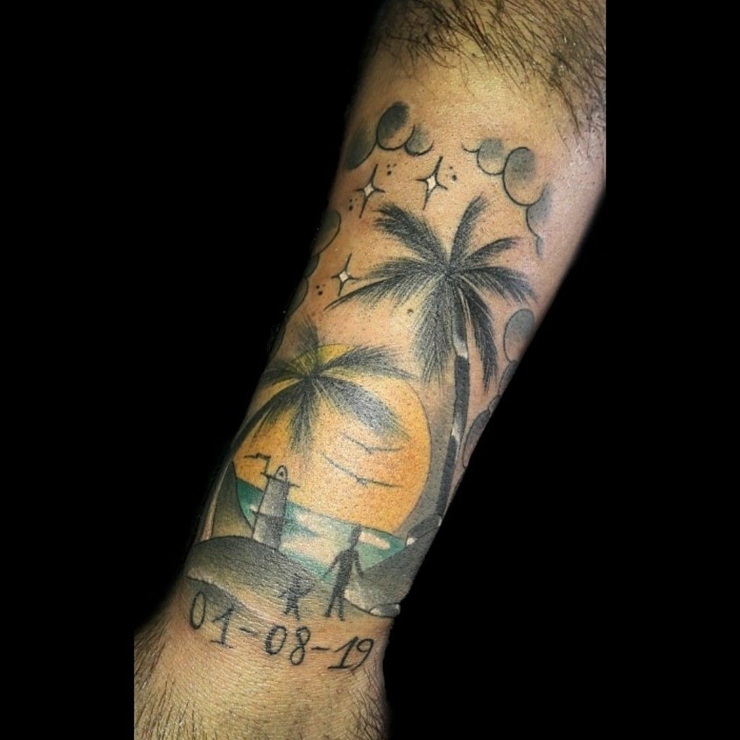 Tattoo uploaded by lucho badiola • Ultimo del día.. #tattoo #inked #ink  #paisaje #padreehijo #pesca #luchotattoo #luchotattooer • Tattoodo