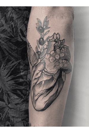 Hearth tattoo, done at @studio_ocre